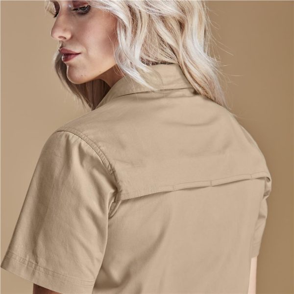 Ladies Short Sleeve Mawenzi Twill Shirt - Image 6