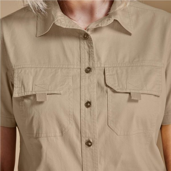 Ladies Short Sleeve Mawenzi Twill Shirt - Image 8