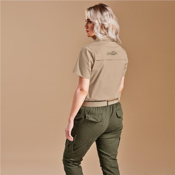Ladies Short Sleeve Mawenzi Twill Shirt - Image 3