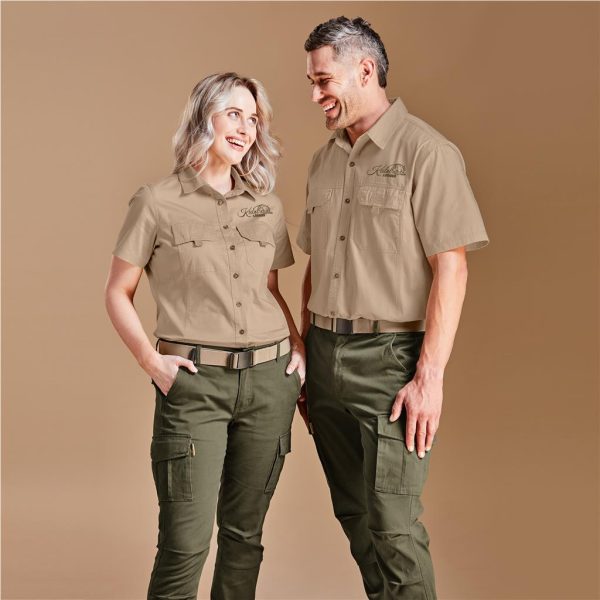 Ladies Short Sleeve Mawenzi Twill Shirt - Image 2