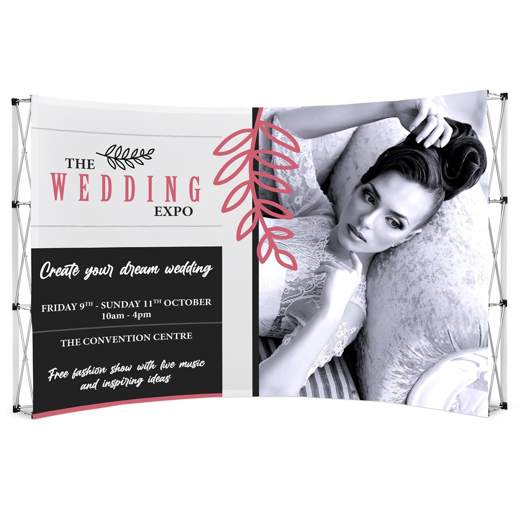 Legend Curved Banner Wall 3.5m x 2.25m - Image 15