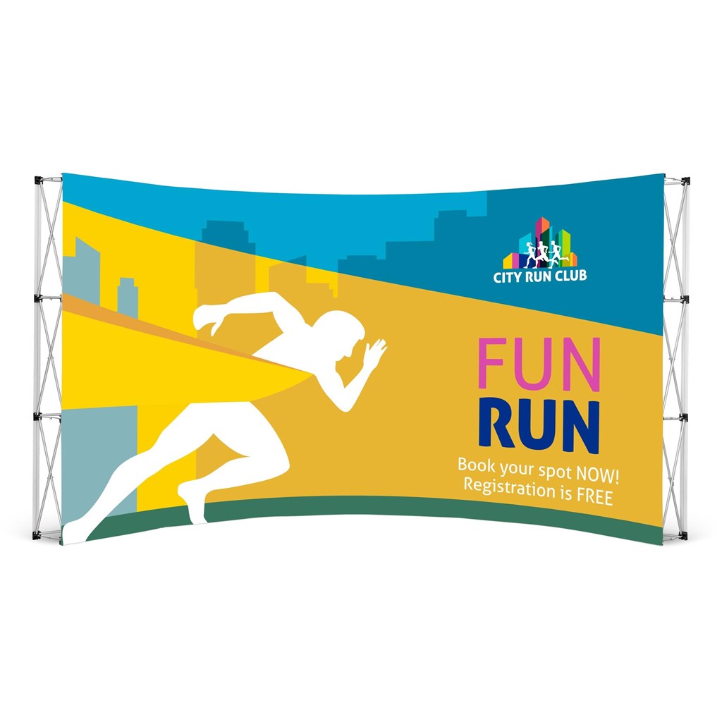 Legend Curved Banner Wall 4.2m x 2.25m - Image 23