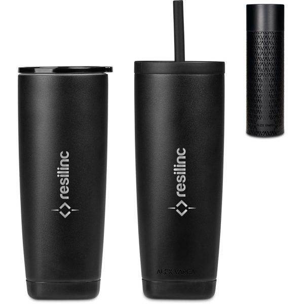 Alex Varga Aurelian Stainless Steel 2-in-1 Vacuum Tumbler & Straw - Image 3