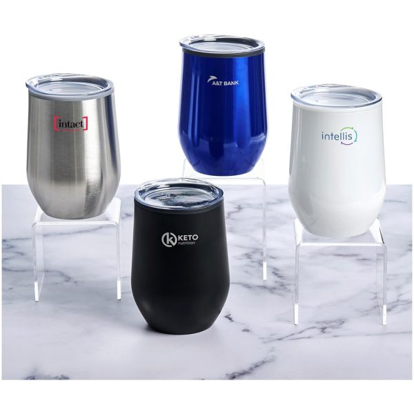 Serendipio Madison Stainless Steel & Plastic Double-Wall Tumbler - 350ml - Image 5