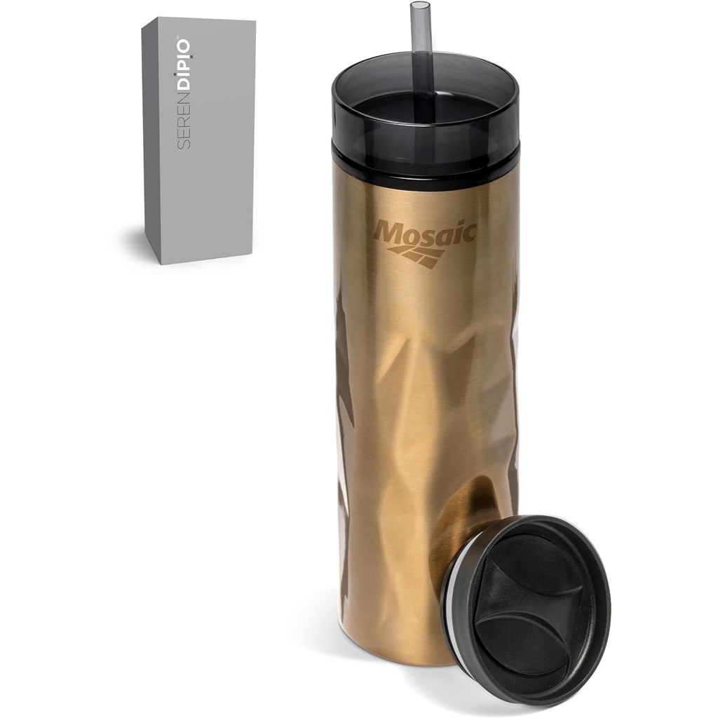 Serendipio Fire & Ice Stainless Steel & Plastic 2-In-1 Tumbler - 435ml - Image 13