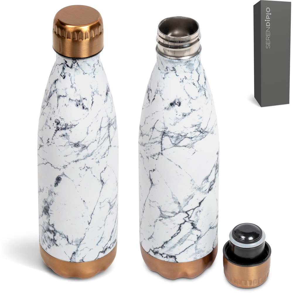Serendipio Marbella Stainless Steel Vacuum Water Bottle - 500ml - Image 12