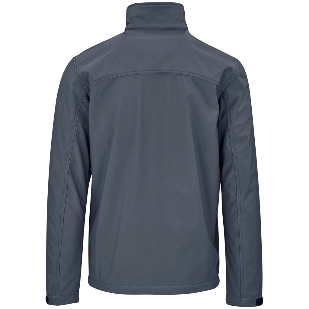 Mens Maxson Softshell Jacket - Grey - Image 3