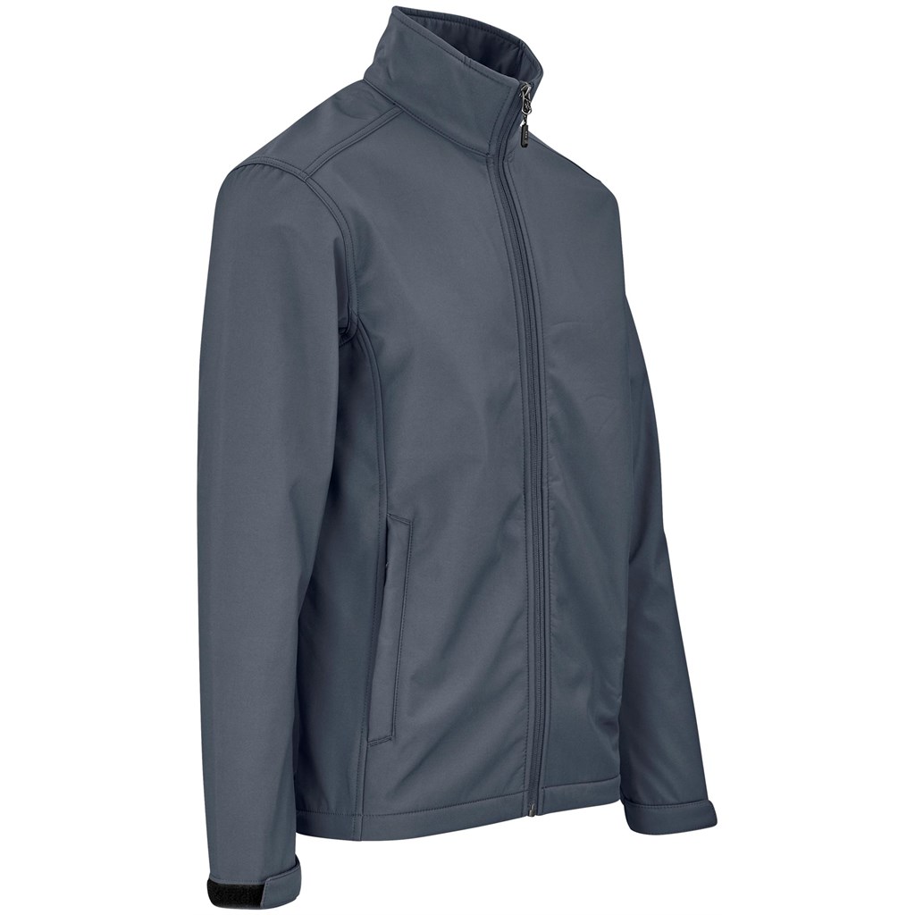 Mens Maxson Softshell Jacket - Grey - Image 2