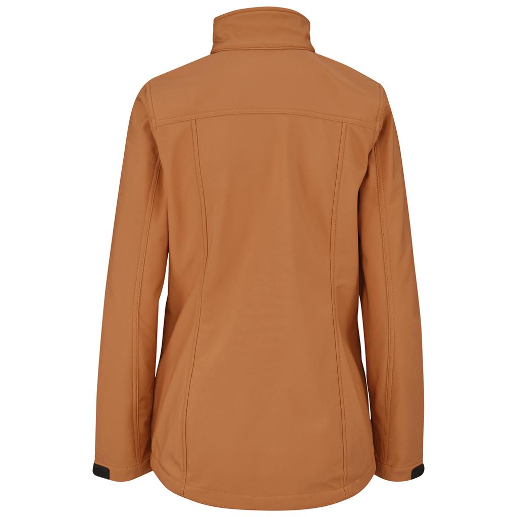 Ladies Maxson Softshell Jacket - Orange - Image 3