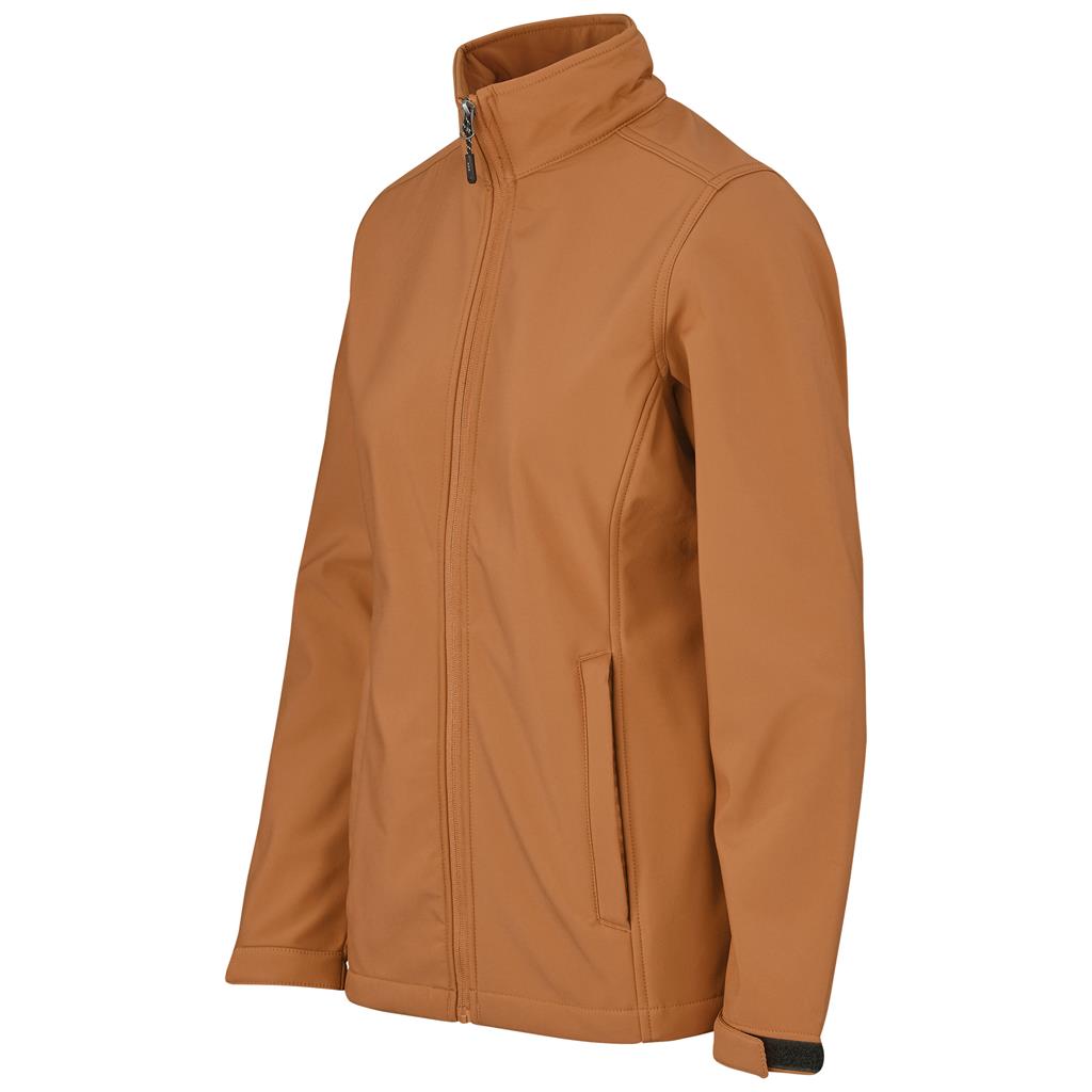 Ladies Maxson Softshell Jacket - Orange - Image 2
