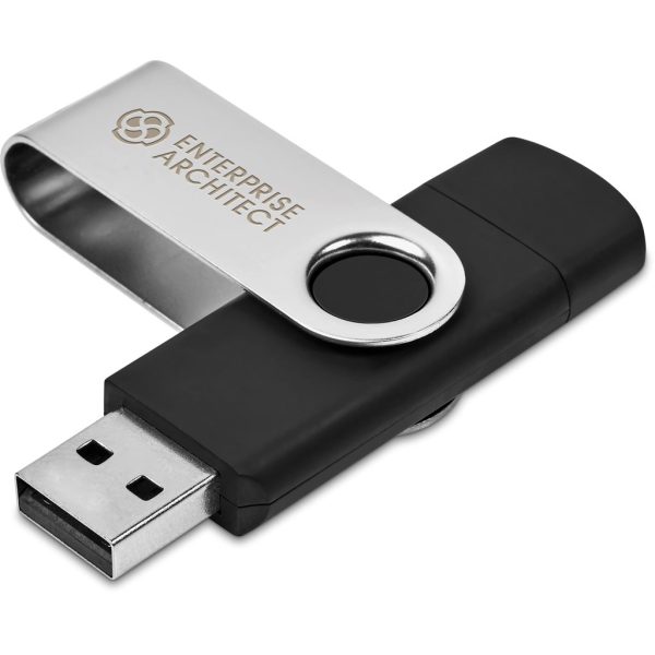 Shuffle Glint Flash Drive – 32GB - Silver - Image 6