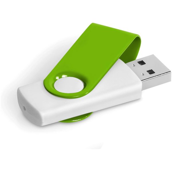 Axis Gyro White Flash Drive - 4GB - Image 4