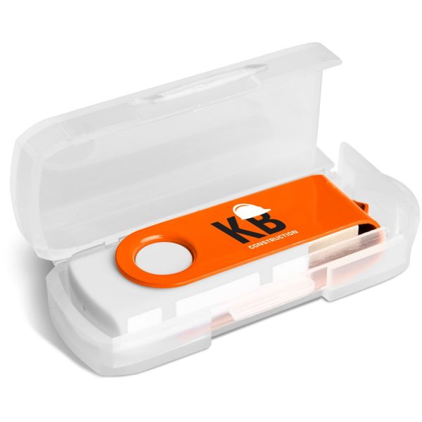Axis Gyro White Flash Drive - 4GB - Image 5