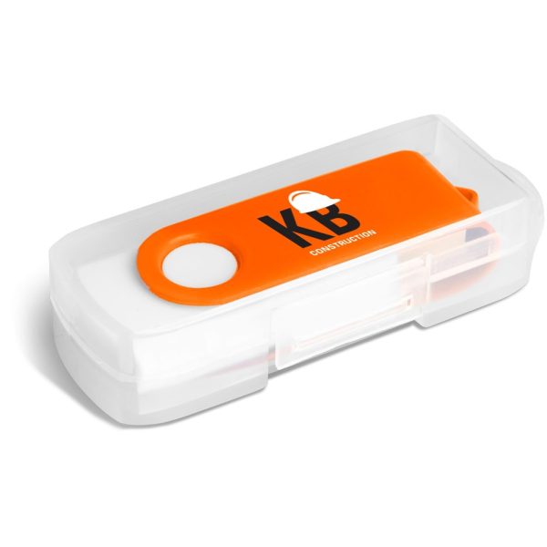 Axis Gyro White Flash Drive - 4GB - Image 19