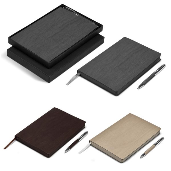 Oakridge Soft Cover Notebook & Pen Set - Image 5