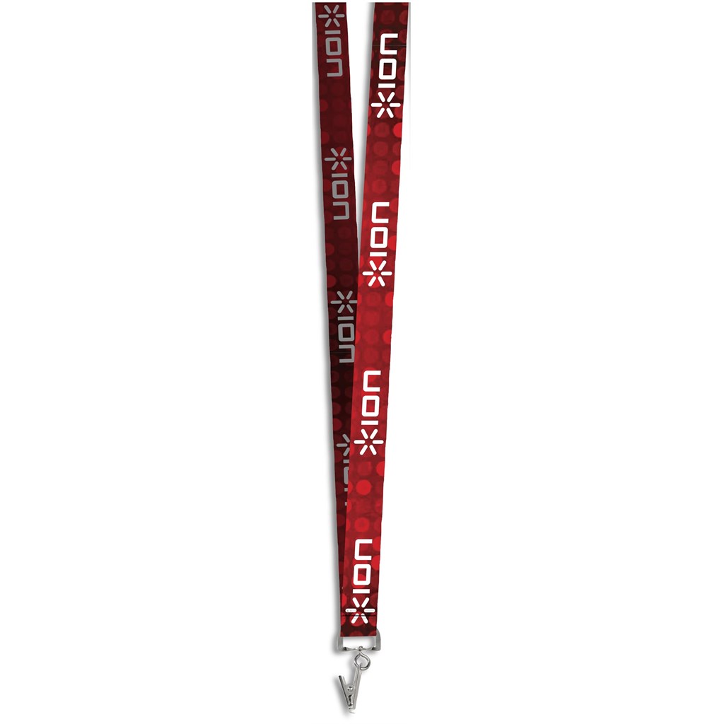 Altitude Crocodile Clip Double-Sided Sublimation Satin Lanyard - Image 3