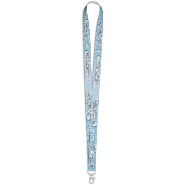 Snap Hook Clip Double-Sided Sublimation Petersham Lanyard - Image 4