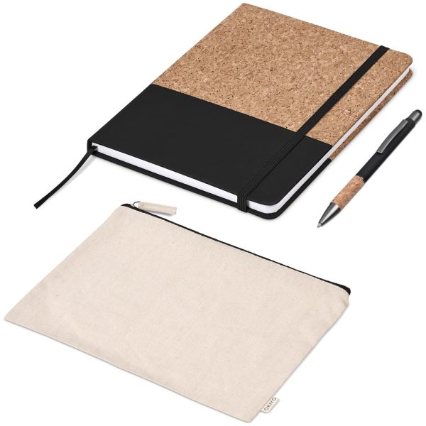 Okiyo Denki Cork Notebook & Pen Set - Image 9