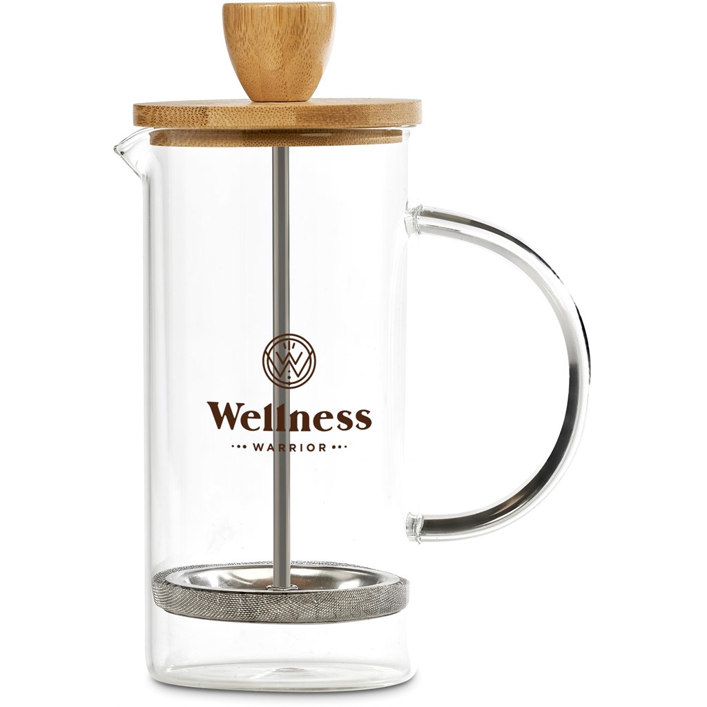 Okiyo Aibo Glass & Bamboo Coffee Set - Image 11