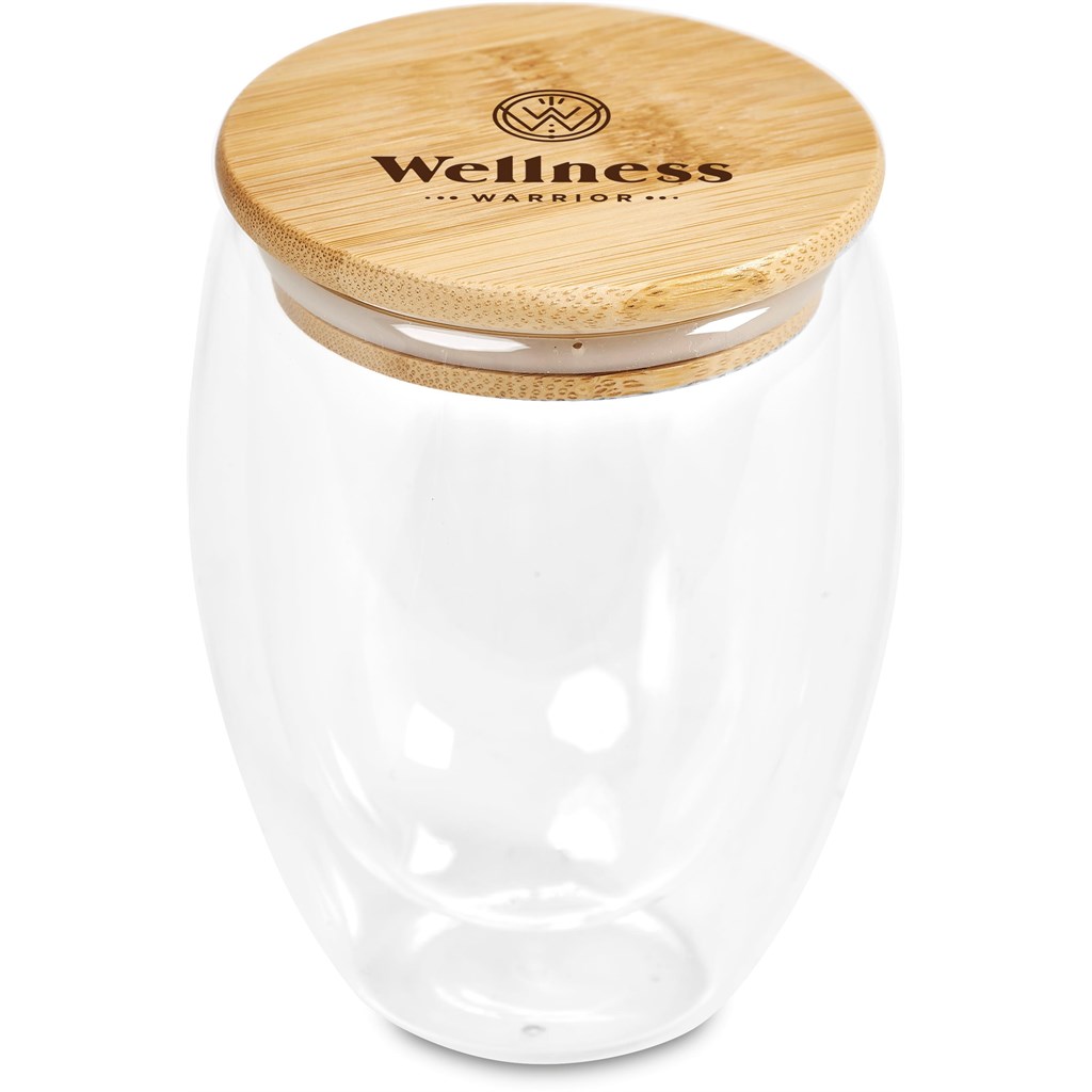 Okiyo Aibo Glass & Bamboo Coffee Set - Image 8