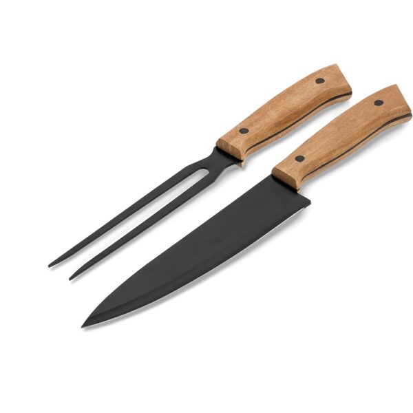 US Basic Butcher's Block Carving Set - Image 5