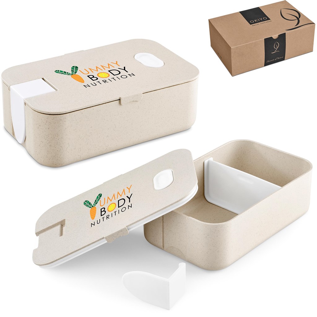 Okiyo Machi Wheat Straw Lunch Box - Image 6