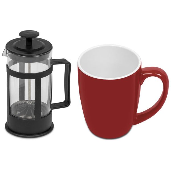 Cafe Payton Coffee Set - Red - Image 2