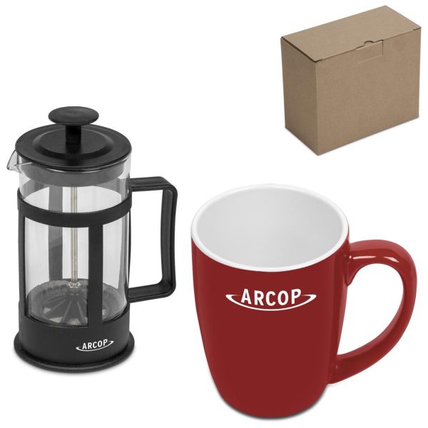 Cafe Payton Coffee Set - Red - Image 3