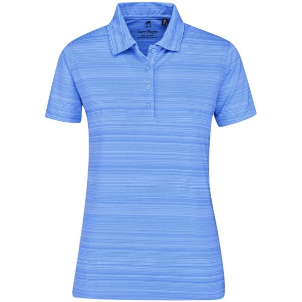 Ladies Astoria Golf Shirt - Light Blue - Image 4