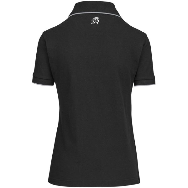 Ladies Wentworth Golf Shirt - Black - Image 4