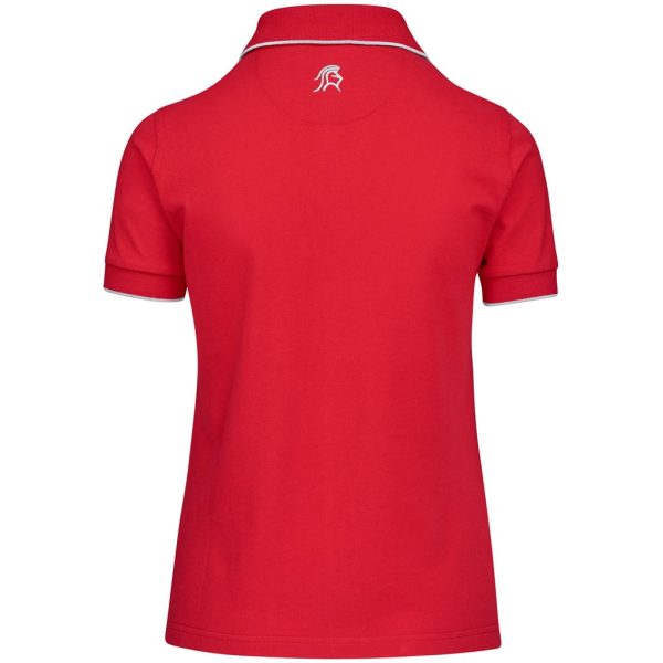 Ladies Wentworth Golf Shirt - Red - Image 3