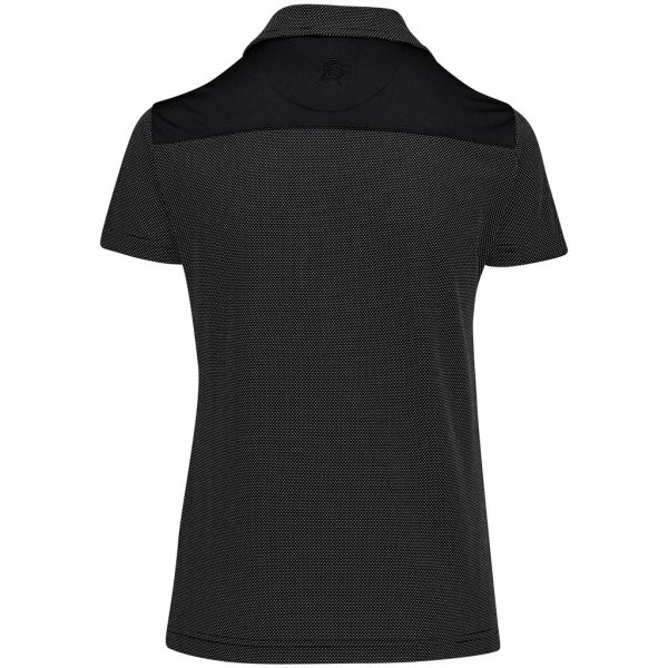 Ladies Sterling Ridge Golf Shirt - Black - Image 3