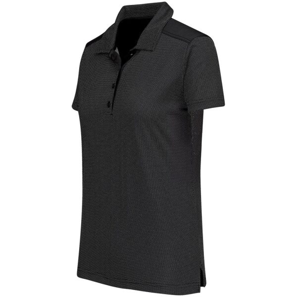 Ladies Sterling Ridge Golf Shirt - Black - Image 4