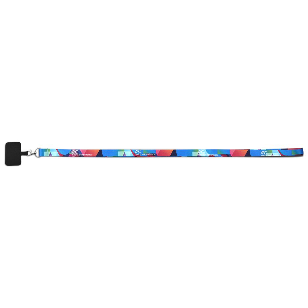 Altitude Turaco Double-Sided Sublimated Satin Crossbody Phone Strap - Image 3