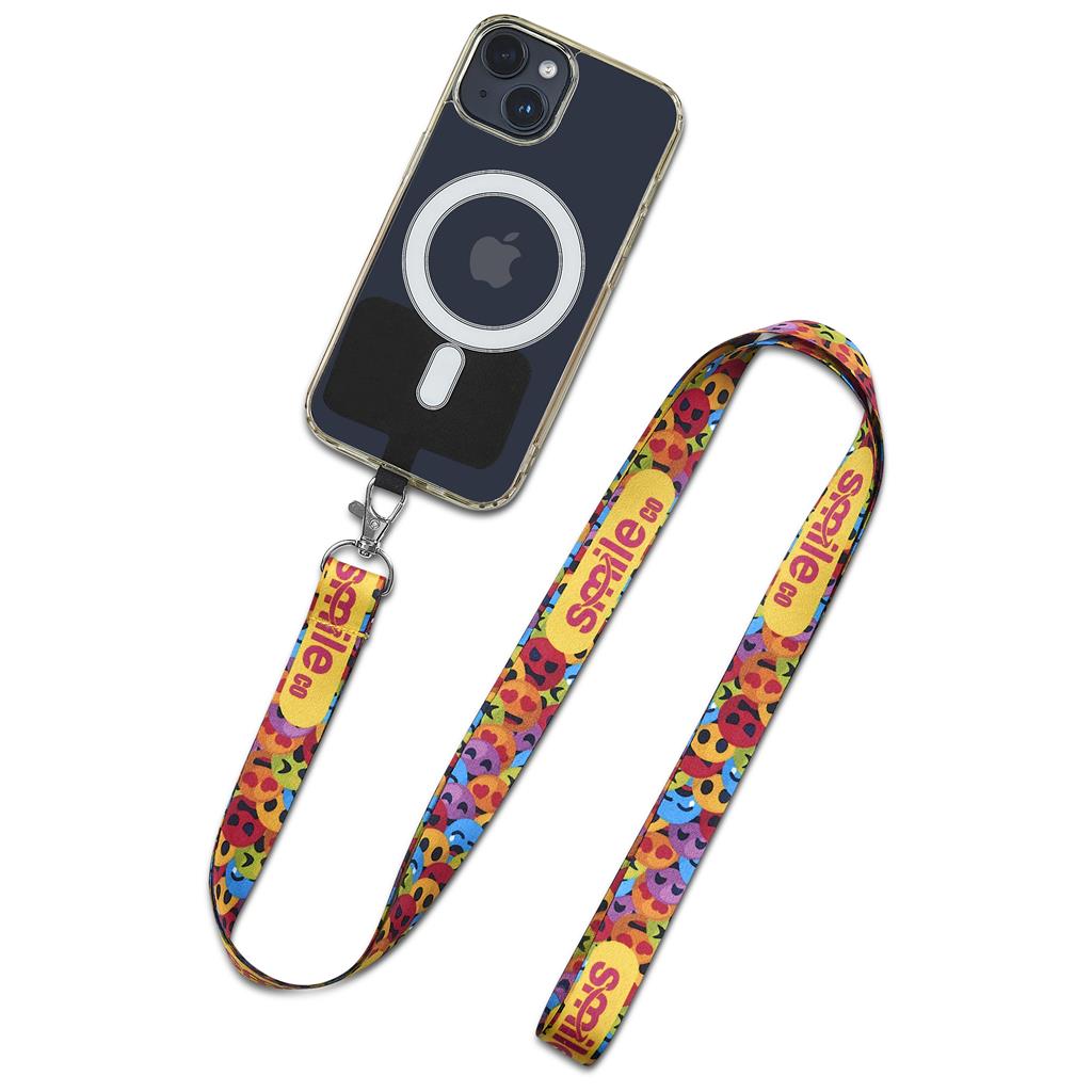 Altitude Turaco Double-Sided Sublimated Satin Crossbody Phone Strap - Image 9