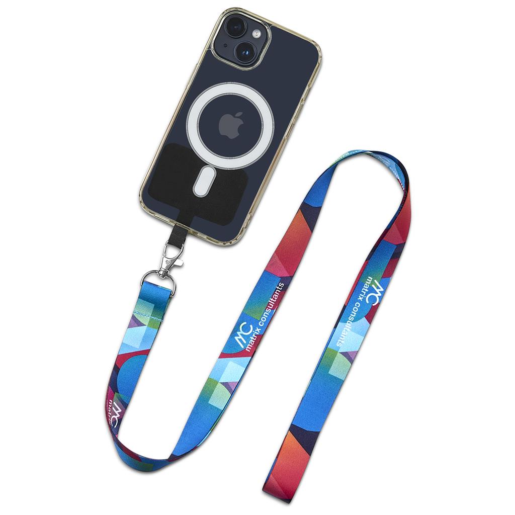 Altitude Turaco Double-Sided Sublimated Satin Crossbody Phone Strap - Image 11