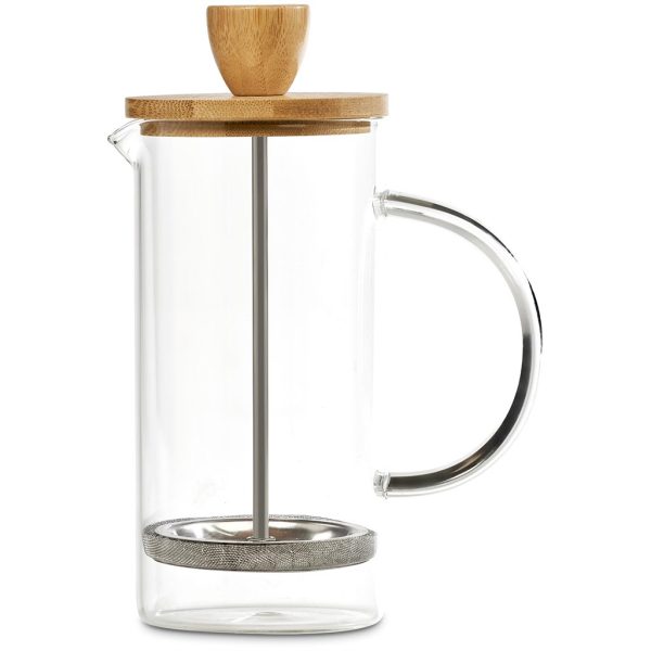 Okiyo Osu Glass & Bamboo Coffee Plunger - 350ml - Image 11