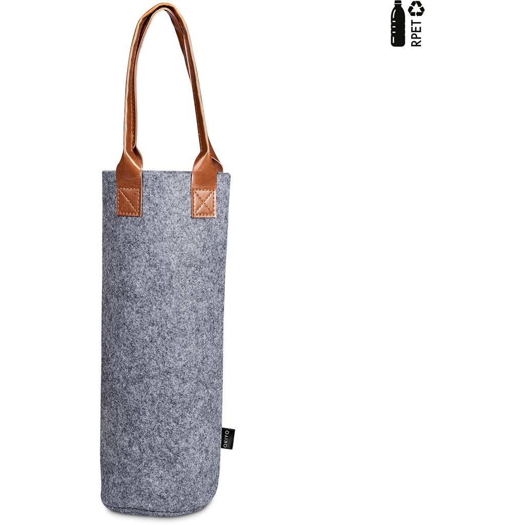 Okiyo Tahada RPET Felt Wine Tote - Image 8