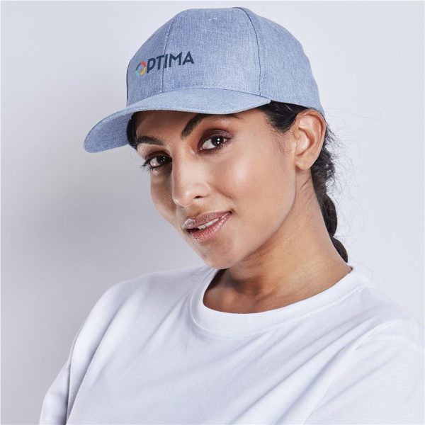 Austin Linen Cap - 6 Panel - Image 7
