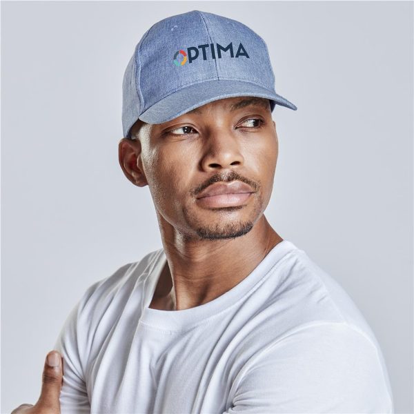 Austin Linen Cap - 6 Panel - Image 6
