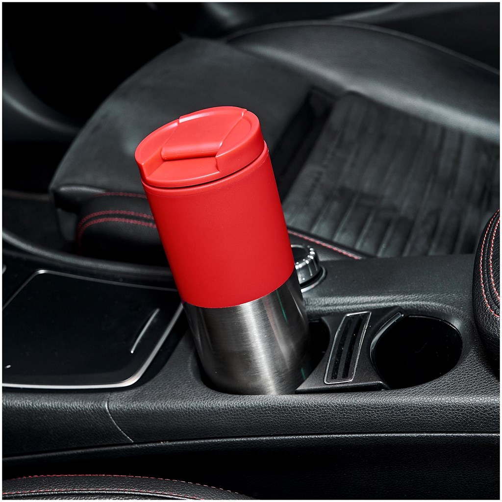 Kooshty Typhoon Stainless Steel & Plastic Double-Wall Tumbler - 450ml - Image 6