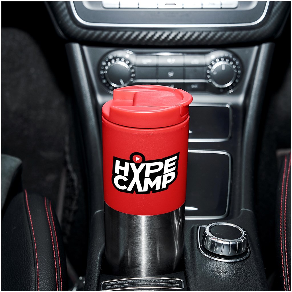 Kooshty Typhoon Stainless Steel & Plastic Double-Wall Tumbler - 450ml - Image 8