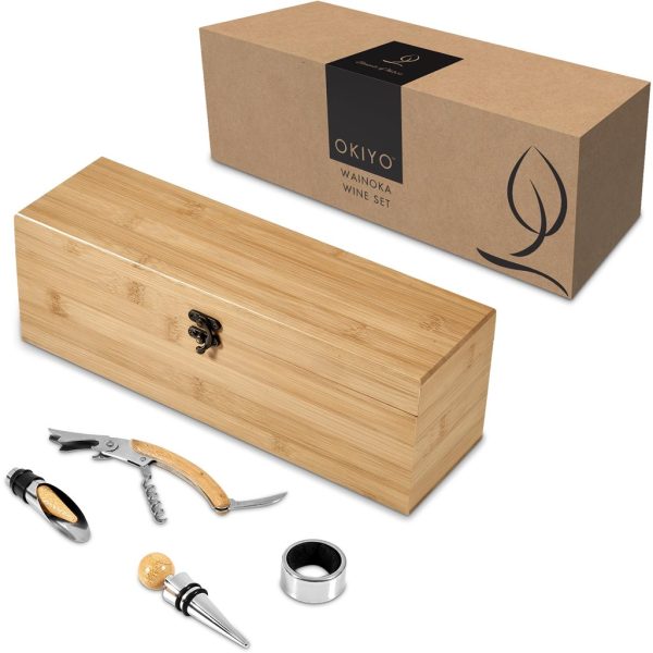 Okiyo Wainoka Bamboo Wine Set - Image 3
