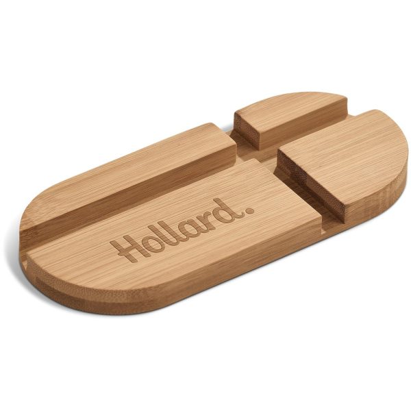 Okiyo Kurosu Bamboo Phone Stand - Image 12