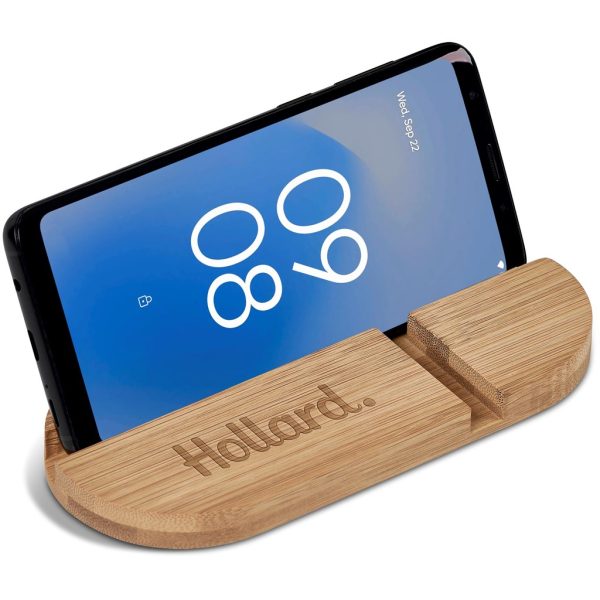 Okiyo Kurosu Bamboo Phone Stand - Image 3