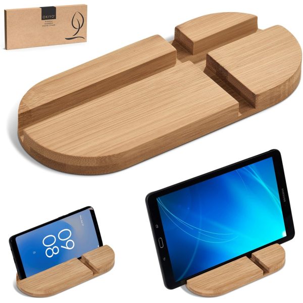 Okiyo Kurosu Bamboo Phone Stand - Image 16