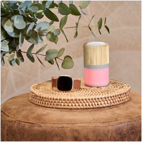 Okiyo Heiwa Bamboo Bluetooth Speaker & Night Light - Image 2