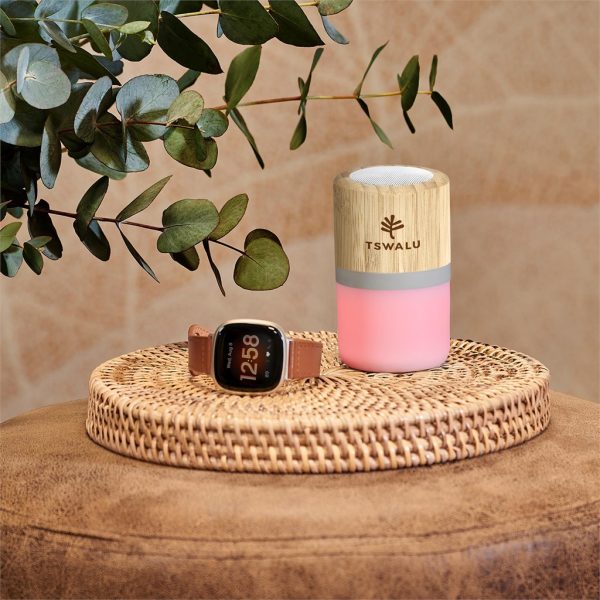 Okiyo Heiwa Bamboo Bluetooth Speaker & Night Light - Image 13