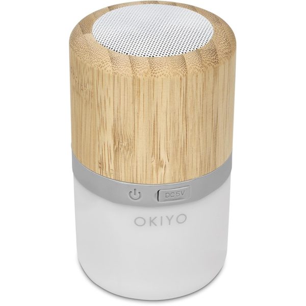 Okiyo Heiwa Bamboo Bluetooth Speaker & Night Light - Image 9