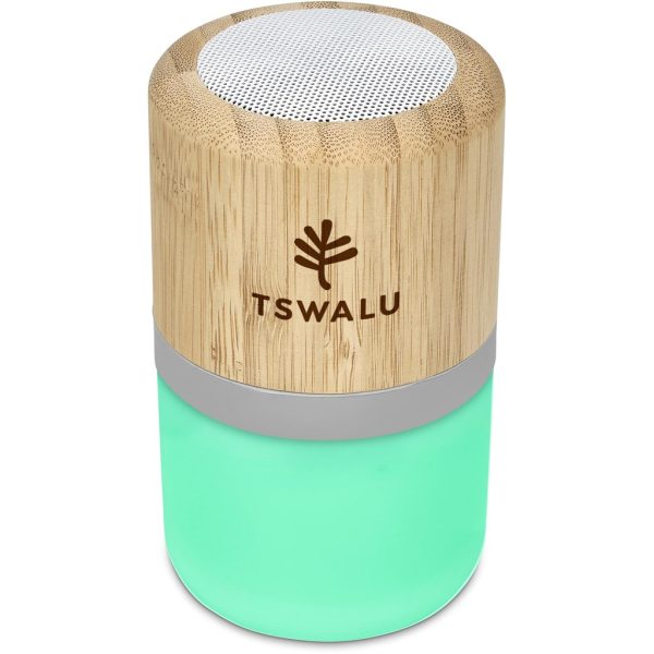 Okiyo Heiwa Bamboo Bluetooth Speaker & Night Light - Image 5